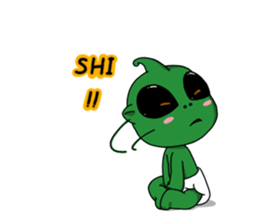 Little Gray (Eng.) sticker #4348718