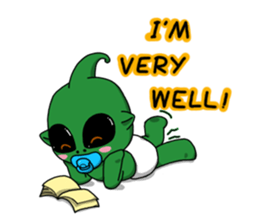 Little Gray (Eng.) sticker #4348722