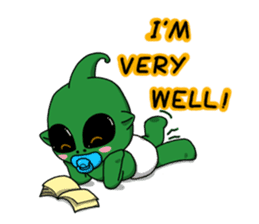 Little Gray (Eng.) sticker #4348722