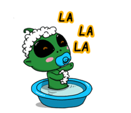 Little Gray (Eng.) sticker #4348724