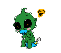 Little Gray (Eng.) sticker #4348729