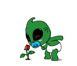 Little Gray (Eng.) sticker #4348735