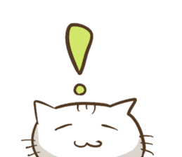 A philosophical cat sticker #4349040