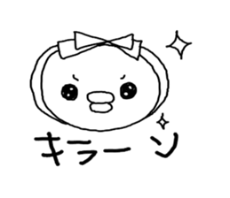 Headband Chick sticker #4350032