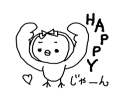 Headband Chick sticker #4350038