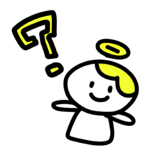 A reluctance, angel sticker #4350639