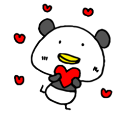 Bird Panda sticker #4350809