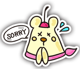 He is Pudding bear sticker #4351266