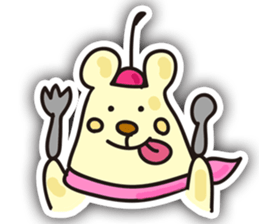 He is Pudding bear sticker #4351271