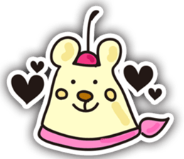 He is Pudding bear sticker #4351277