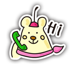 He is Pudding bear sticker #4351279