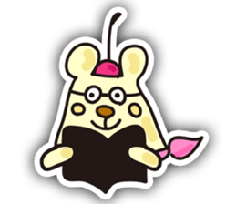 He is Pudding bear sticker #4351280