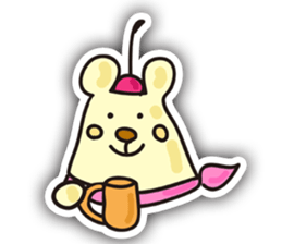 He is Pudding bear sticker #4351281