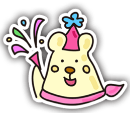 He is Pudding bear sticker #4351290