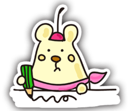 He is Pudding bear sticker #4351291