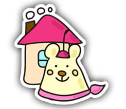 He is Pudding bear sticker #4351294