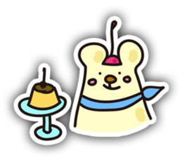 He is Pudding bear sticker #4351295