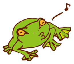 Pleasant frog sticker #4351430