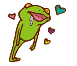 Pleasant frog sticker #4351432