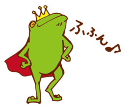 Pleasant frog sticker #4351434