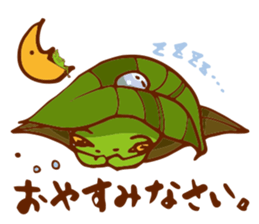 Pleasant frog sticker #4351437