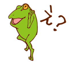 Pleasant frog sticker #4351439