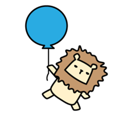 Savannah animal sticker #4352457