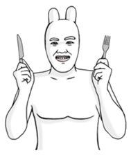 The Rabbit Human Meal Edition sticker #4352617