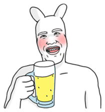 The Rabbit Human Meal Edition sticker #4352636