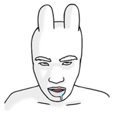 The Rabbit Human Meal Edition sticker #4352651
