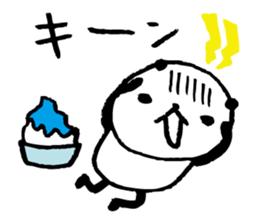 Every day of a panda in August sticker #4352743