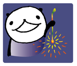 Every day of a panda in August sticker #4352747