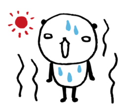 Every day of a panda in August sticker #4352760