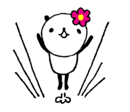 Every day of a panda in August sticker #4352767