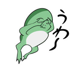 A word of the frog boy sticker #4353017