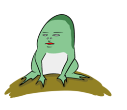 A word of the frog boy sticker #4353018