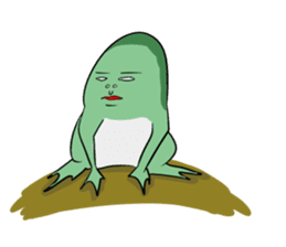 A word of the frog boy sticker #4353018