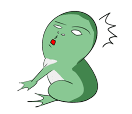 A word of the frog boy sticker #4353023