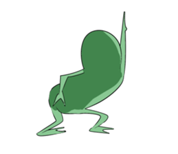 A word of the frog boy sticker #4353038