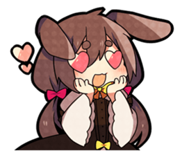 MAKA Ron of rabbit sticker #4353110