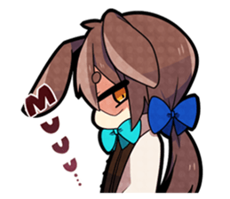 MAKA Ron of rabbit sticker #4353120