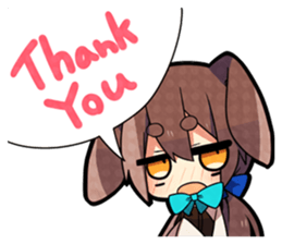 MAKA Ron of rabbit sticker #4353126