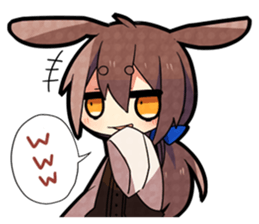 MAKA Ron of rabbit sticker #4353129