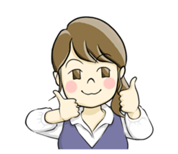 a pretty girl -Sawachin - sticker #4353497