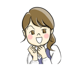 a pretty girl -Sawachin - sticker #4353505