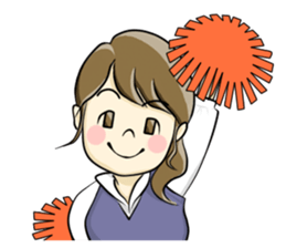 a pretty girl -Sawachin - sticker #4353506