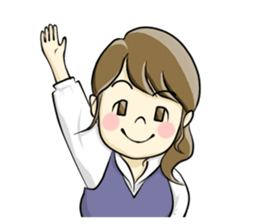 a pretty girl -Sawachin - sticker #4353508