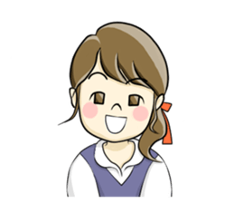 a pretty girl -Sawachin - sticker #4353510