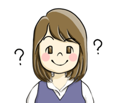 a pretty girl -Sawachin - sticker #4353513