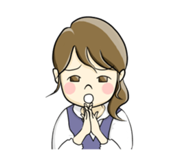 a pretty girl -Sawachin - sticker #4353516